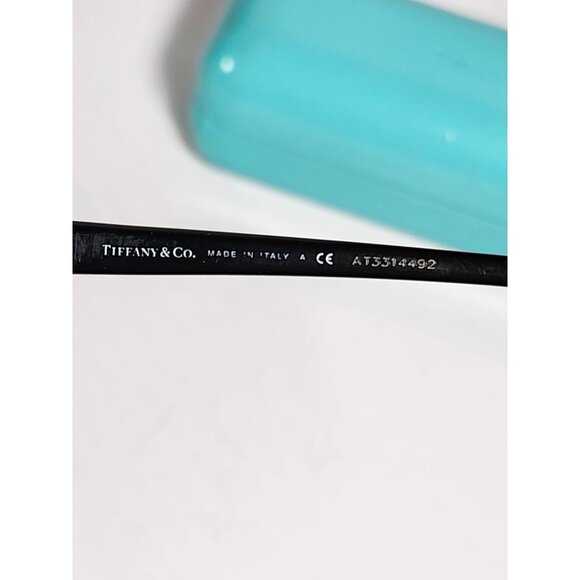 Tiffany & Co Womens Black Eyeglass Frames TE2016 A055 51mm With Turquoise Hard C - Picture 3 of 16